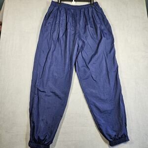 VTG 90s Nike Team Sports Nylon Windbreaker Pants Mens XL Zipper Baggy Mesh Liner